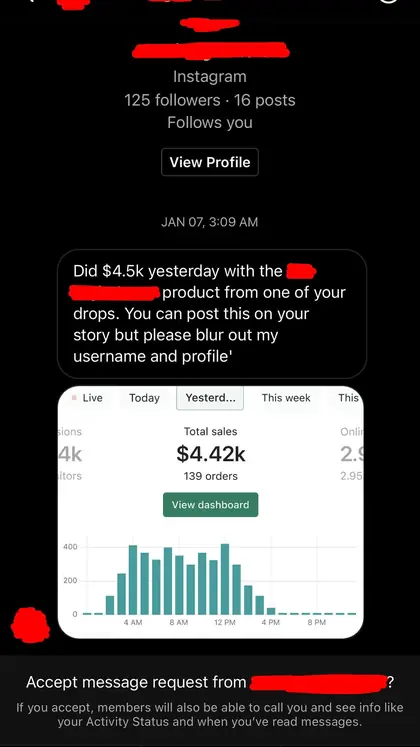 DropMax customer result 21
