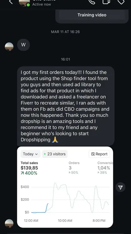 DropMax customer result 37