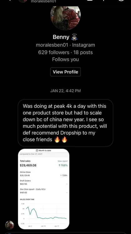 DropMax customer result 15